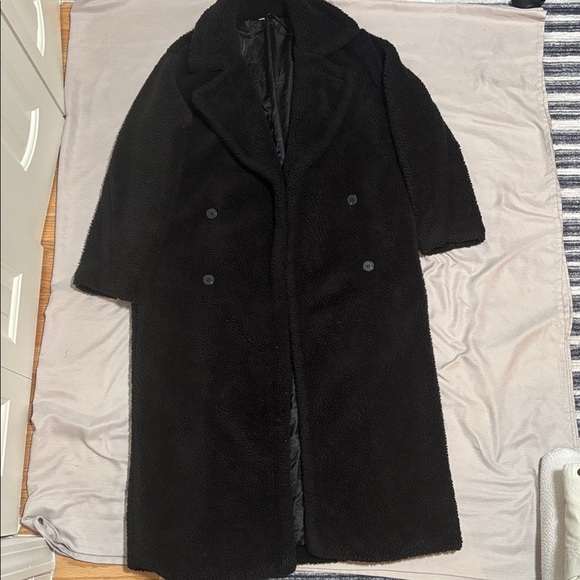 Jackets & Blazers - Black Faux Fur Coat